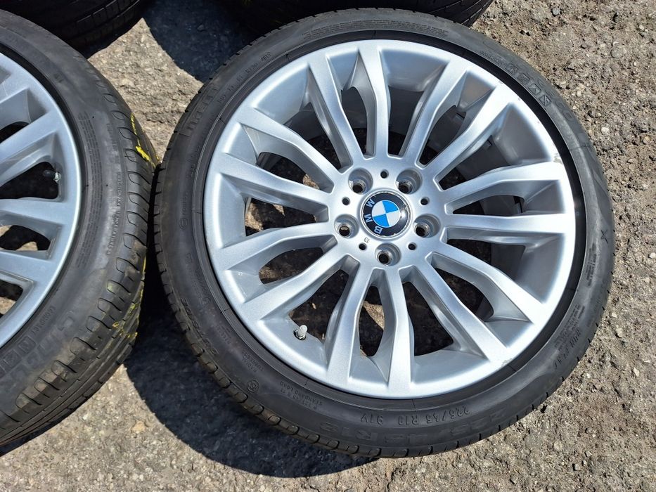 BMW-с датчици-18цола-5/120-ЕТ-30-Ж-8-с гуми-оригинални
