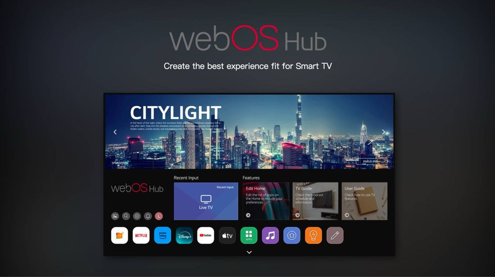 Телевизор YASIN 43UD81 43” 4K UHD WebOS Hub | Wi-Fi | Bluetooth