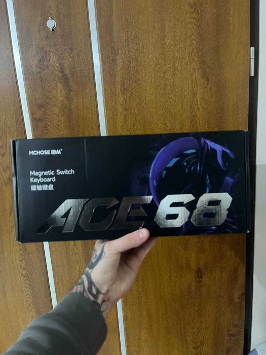 Magnetic keyboard MCHOSE Ace 68 Ice Blue cu comutator magnetic
