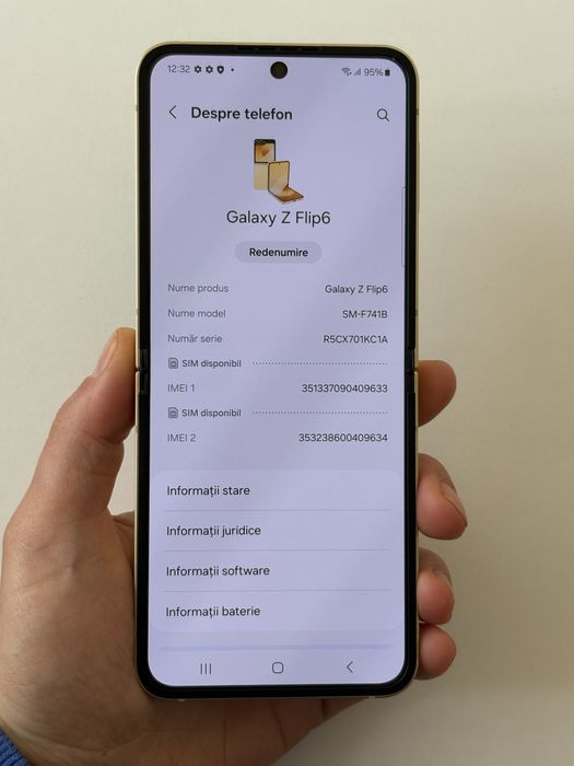 Vand/Schimb Samsung Z Flip 6 512gb