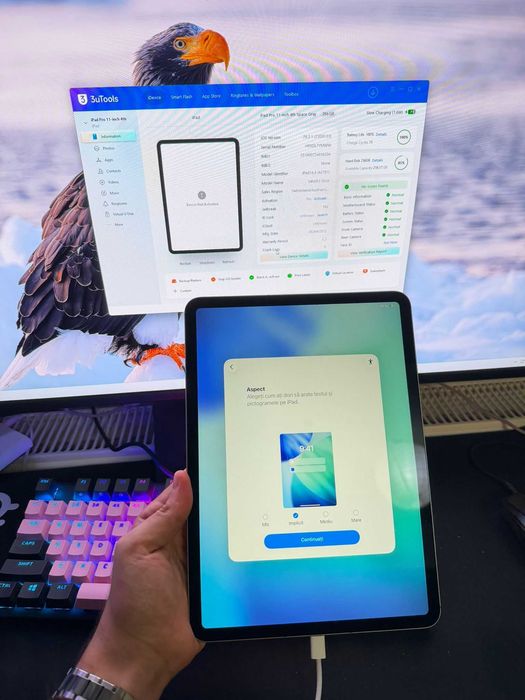 Tableta Apple iPad Pro M2 256GB Cellular 5G 12.9" (2022) 6th Gen si 11" (2022) 4th Gen