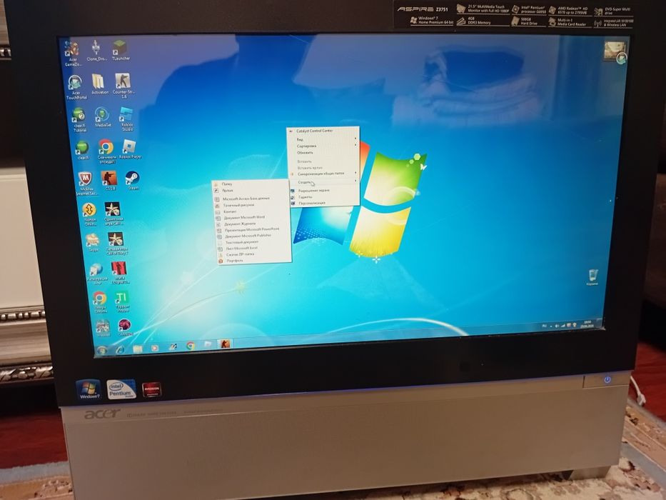 Продаю моноблок Acer Aspire