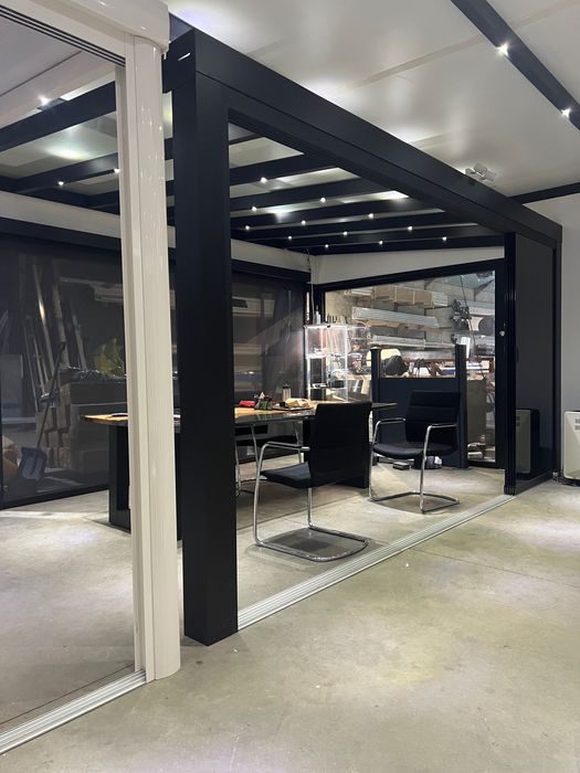 Биоклиматични перголи , Веранди , Остъкляване