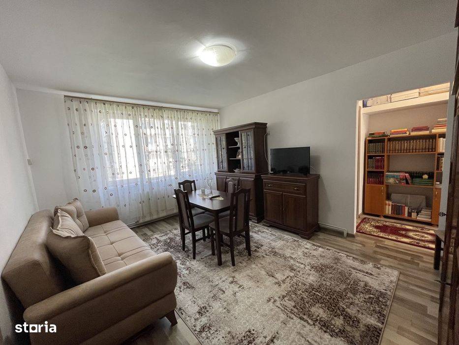 Ap 2 camere 50 mp renovat mobilat utilat etaj 2 zona Profi Cisnădie