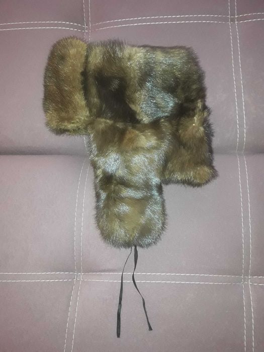 шапка ушанка норковая
