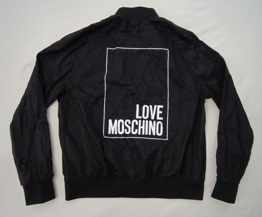 Love Moschino Bomber Jacket оригинално яке XL черно яке