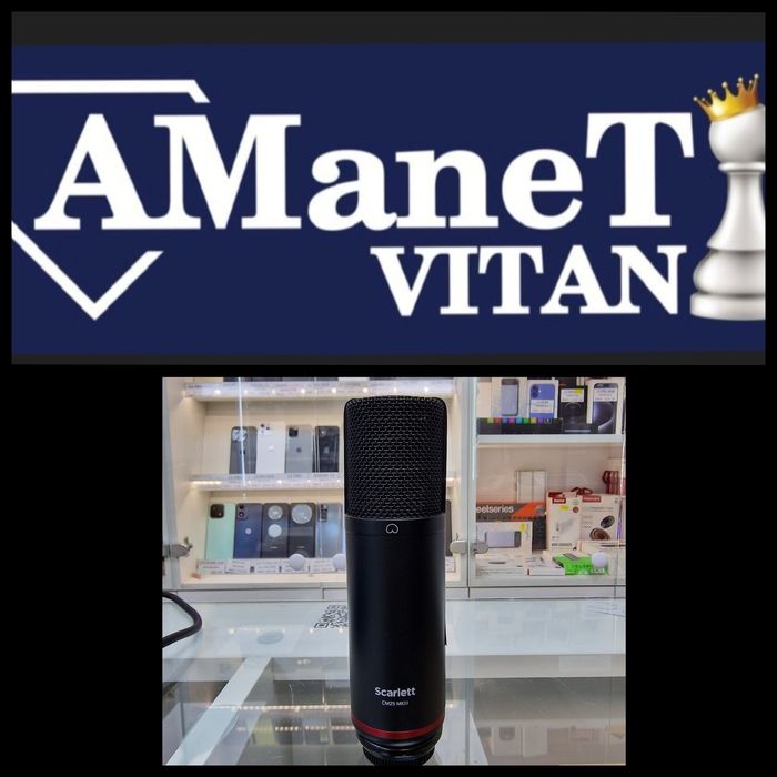 Amanet Vitan 107 Microfon Scarlett CM25 MKIII