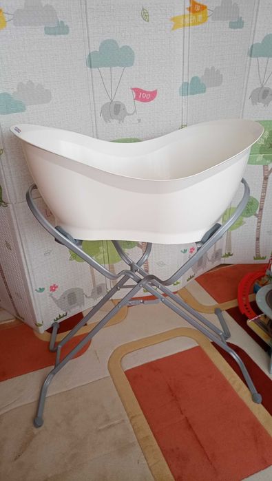 Бебешка вана Babymoov Aquanest със стойка (+ затопляща подложка)
