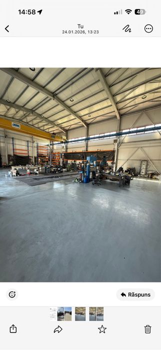 VAND HALA POD RULANT 10 tone , 14 m deschidere