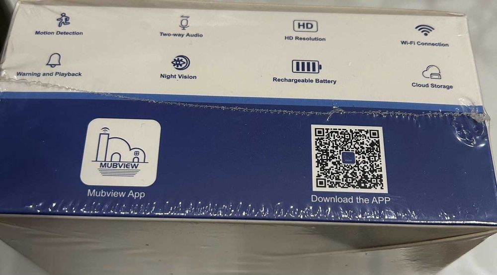 MUBVIEW Безжични камери за сигурност на открито - 2 броя в пакета