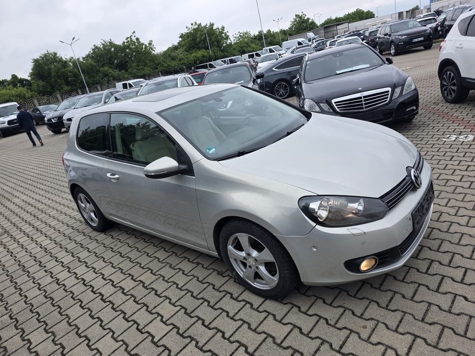 Volkswagen Golf Mk6 Automat DSG - 1.4 TSI 160Cp Euro 5 - Trapa * Parcare Automata * Interior Alcantara Crem * Navigatie * Clima!