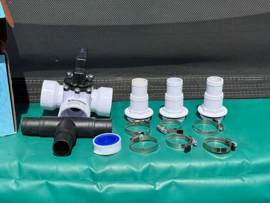 Set Piscină Bestway 305x76 + Pompă Nisip Intex SX1500 + Încălzire Solară (Ca Nouă)