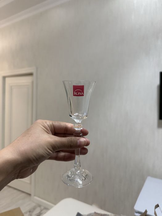 Новые фужеры с рюмкой