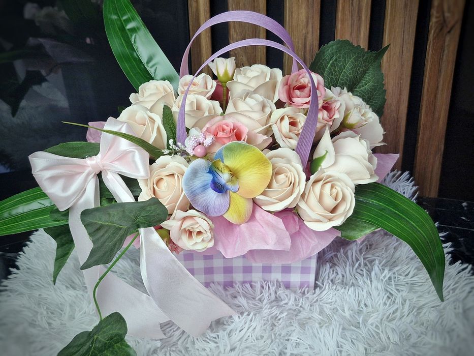 Buchet trandafiri de săpun/ buchete