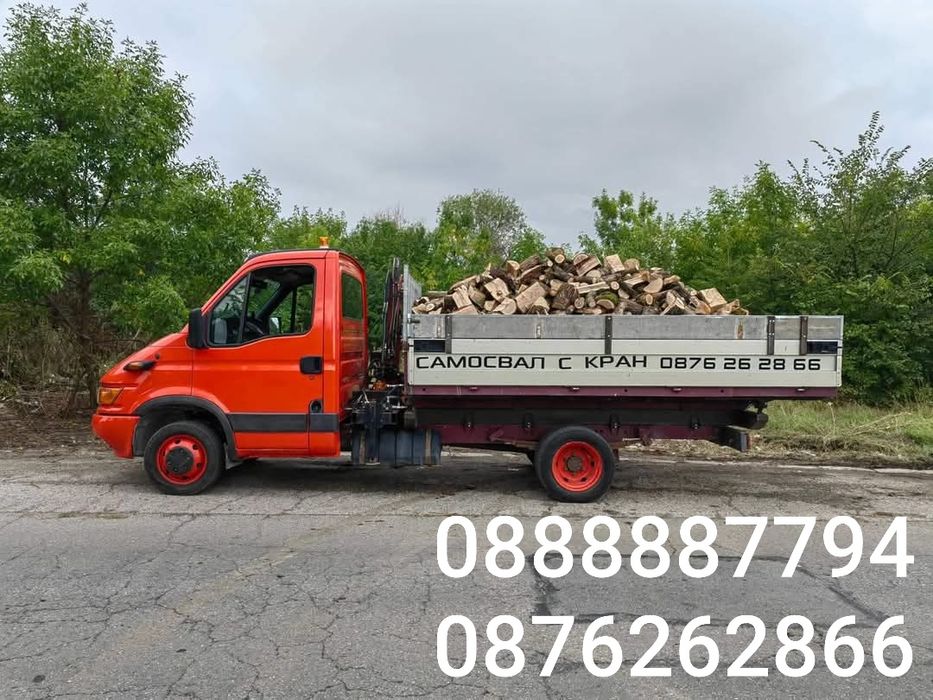 Пътна помощ, самосвал с кран.