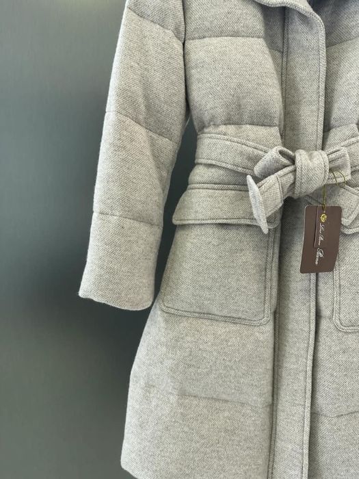 Палто с косъм от норка Loro Piana
