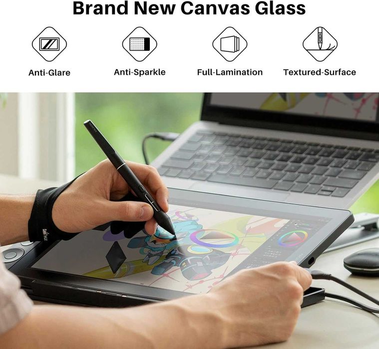 Графический планшет с Экраном Huion Kamvas 13 Gen3 2025 + подставка