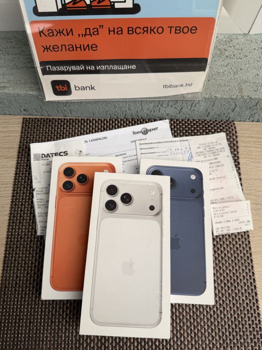 НОВИ!*iPhone 17 Pro Max*ЛИЗИНГ 48€/м BLUE айфон 17 про макс