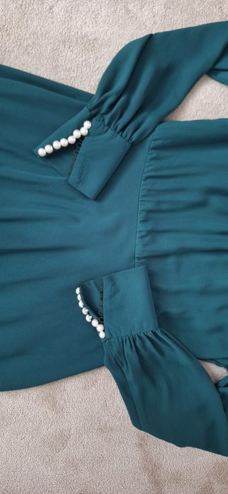 Rochie verde smarald, masura 38