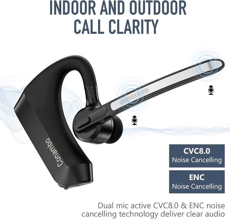 Conambo K21 Bluetooth слушалки V5.1, с CVC 8.0 двоен микрофон