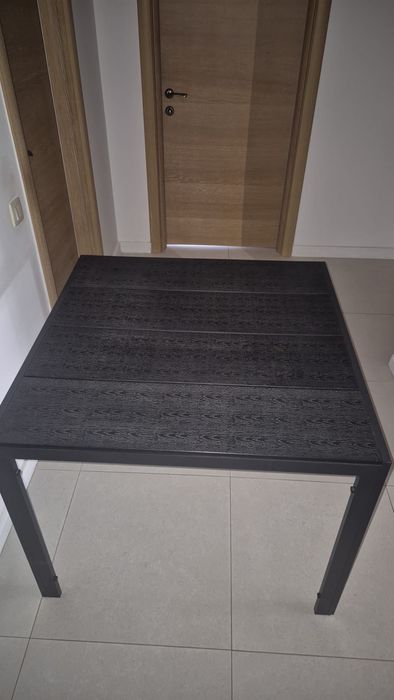 Vand masa gradina MADERUP 90x90 neagra
