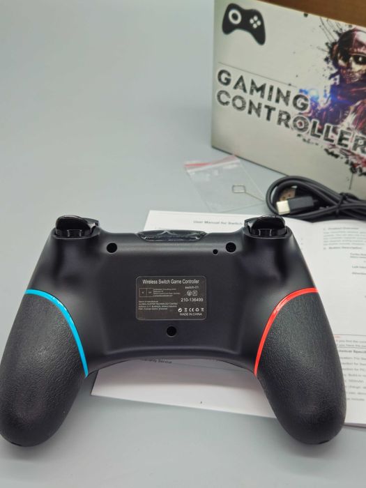 Нови!Безжичен контролер за Nintendo Switch с Turbo,вибрация и жироскоп
