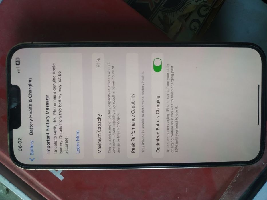 Iphone 13 pro max 81% 128 gb