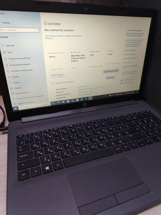 Ноутбук Hp Athlon 3150u