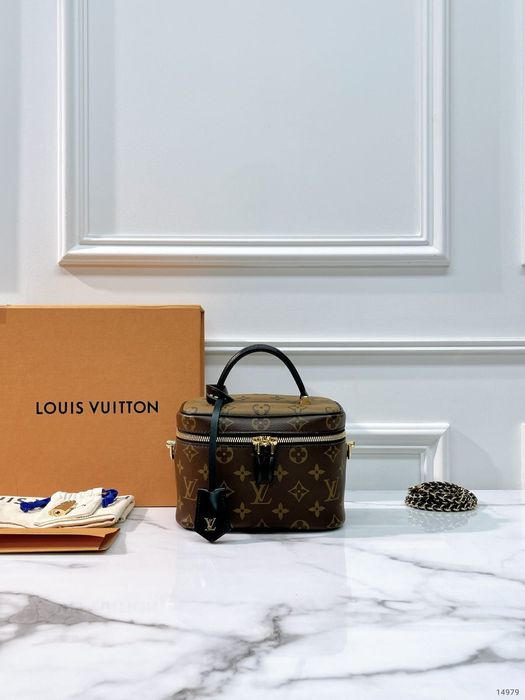 LV Louis Vuitton Vanity Case PM Monogram