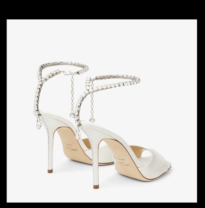 Jimmy Choo Saeda 85 Sandale Noi Originale