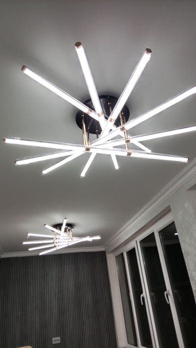 Люстра установки на елект