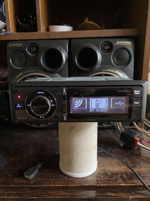 Kenwood KDC-BT60U - НАЙ ВИСОК КЛАС - ТОП МОДЕЛ - 4V USB Bluetooth CD mp3 плеър за кола сд авто радио