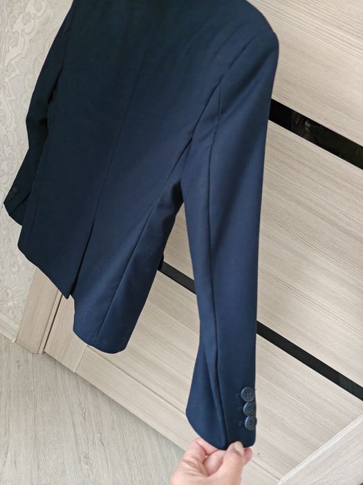 Детский пиджак синий классический