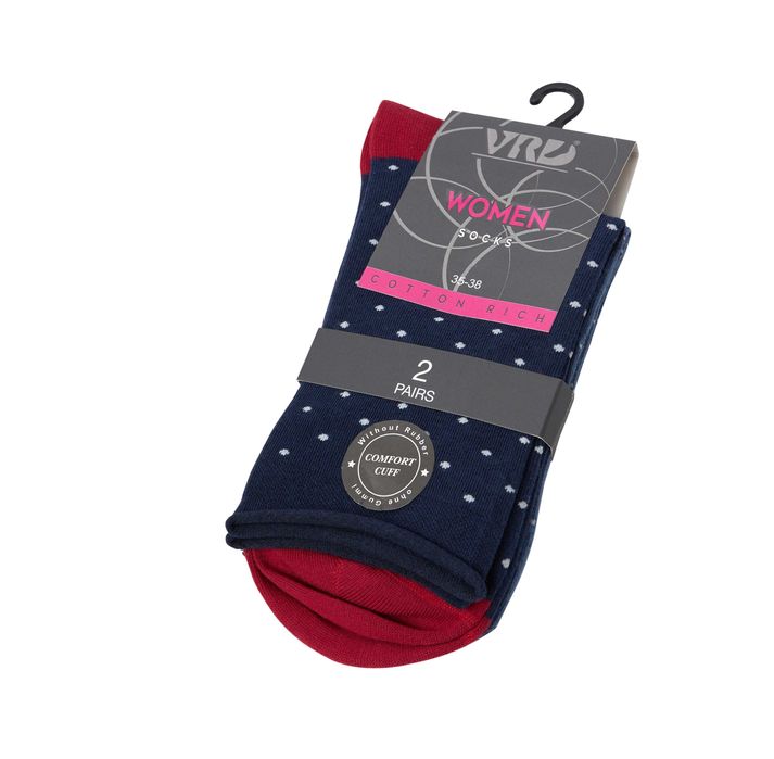 Органични дамски 2 чифта чорапи с малки цветя, безшевни, удобни