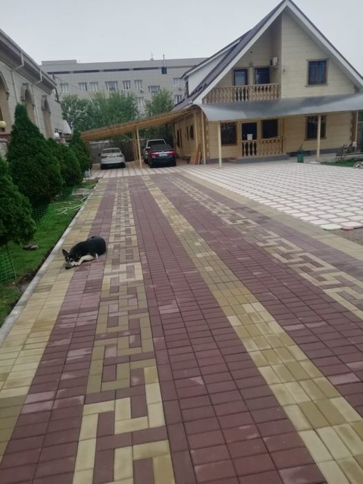 Асфальт , асфальтирования , брусчатка укладка