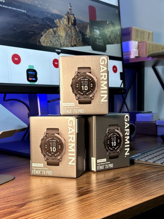 Garmin Fenix 7X Pro Sapphire Solar — 37 дней без зарядки! Новый