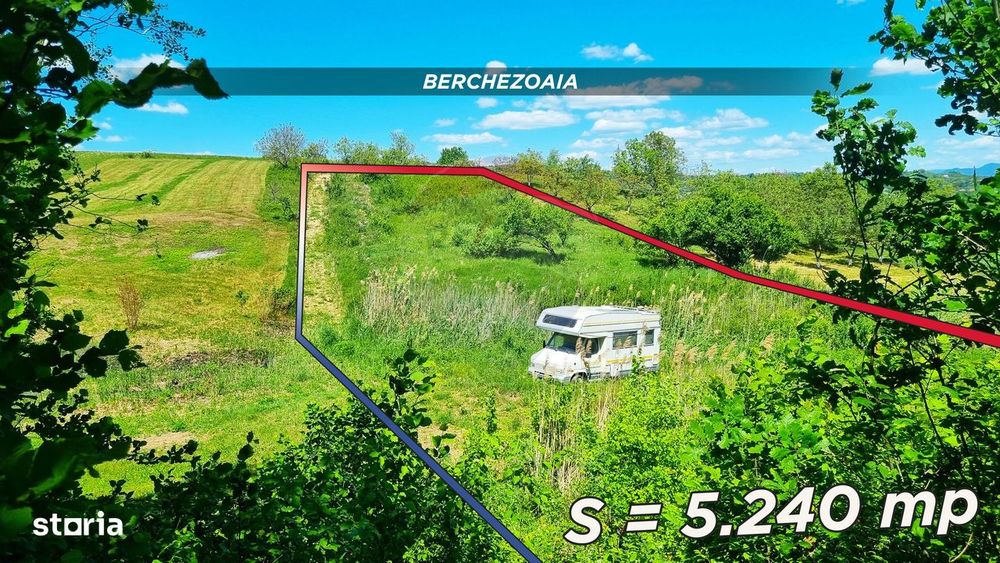 Teren cu panorama superba in Berchezoaia + bonus rulota