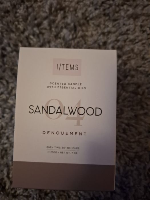 Lumânare parfumată I/ITEMS Sandalwood 04 – 200 g