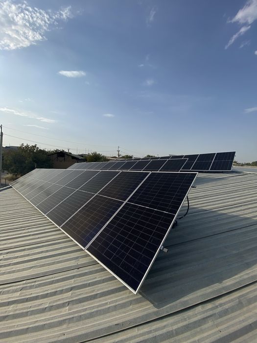 Монтаж солнечных панелей