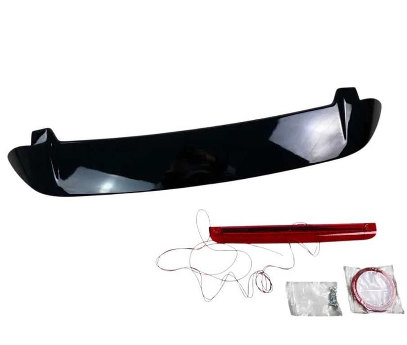 Спойлер антикрило за Honda Jazz 2004-2007 с трети стоп черен гланц