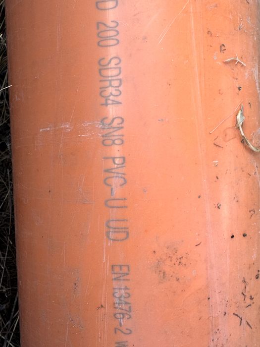 PVC канализационна тръба, ф200, SN8,