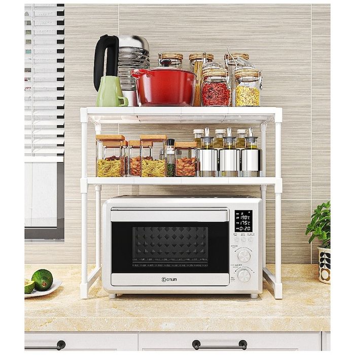 Етажерка над Микровълнова с 2 метални Рафта