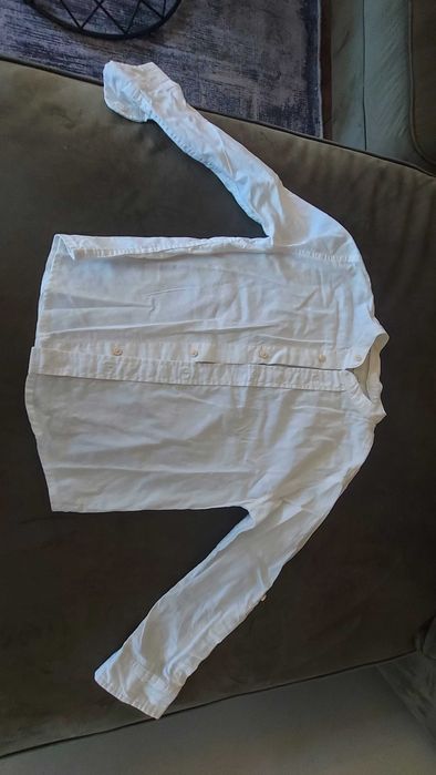Бяла риза Zara за момченце, 122 см