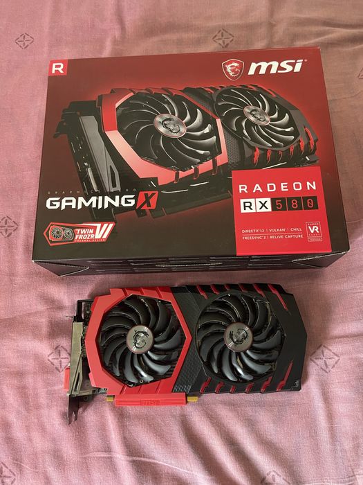 MSI Radeon RX 580 GAMING X 8GB GDDR5 | Full Box | Funcționează perfect | Negociabil