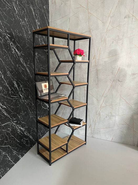 Metal karkazli kitob javon