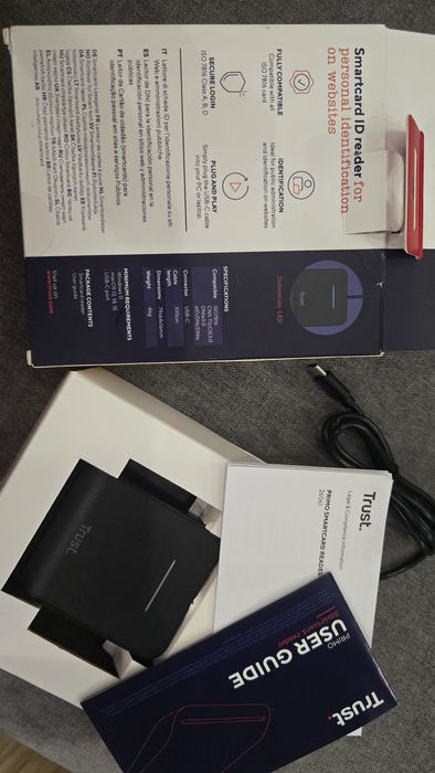 Четец за смарт карти (Smartcard Reader)Trust Primo.