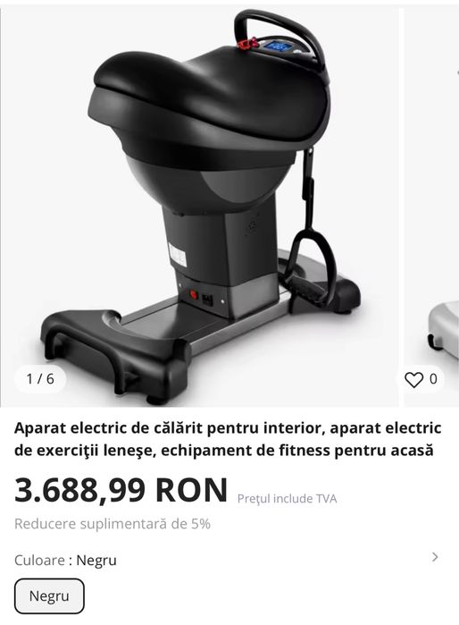 Aparat electric de călărit pentru interior