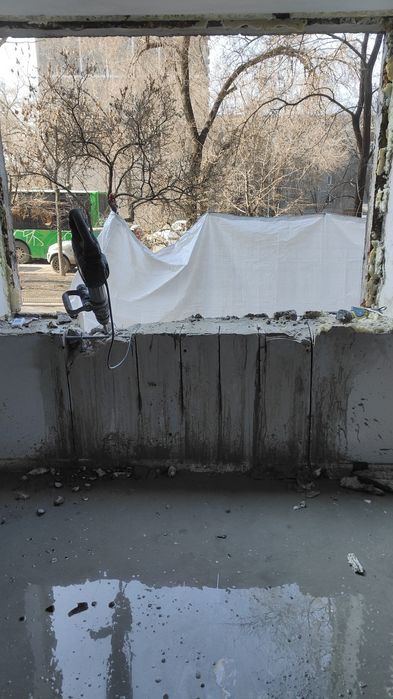 Разрушение бетона