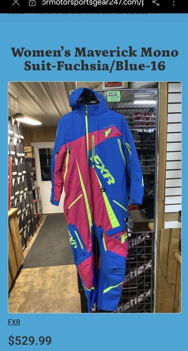 FXR  Maverick Mono Suit-Fuchsia  -гащеризон за  зимни спортове