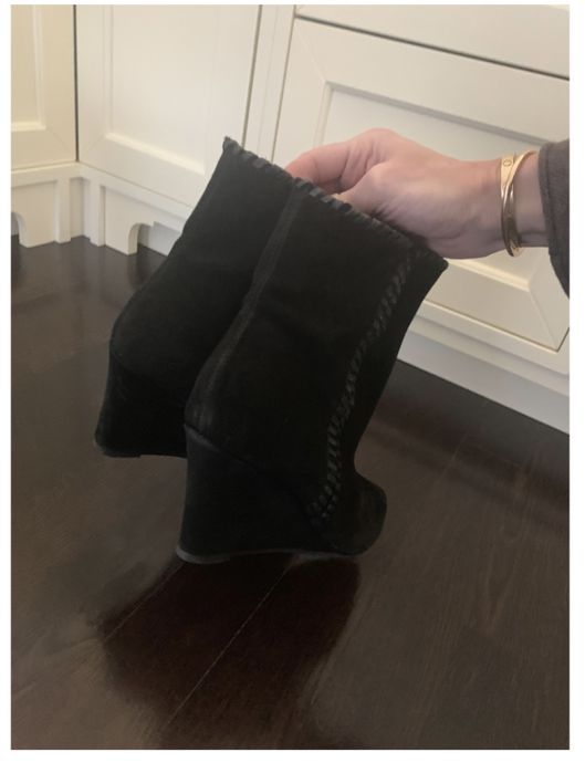 Botine piele întoarsă